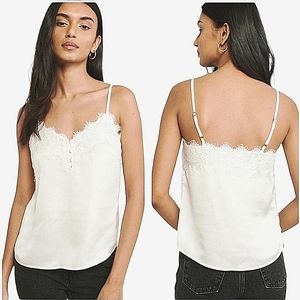 Abercrombie & Fitch Lace Trim Cami Sz L